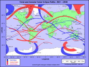 eclipse paths around the world