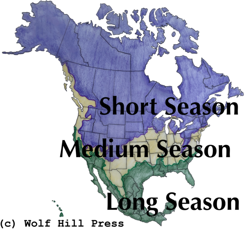 Frost Date Maps Gardening by the Moon