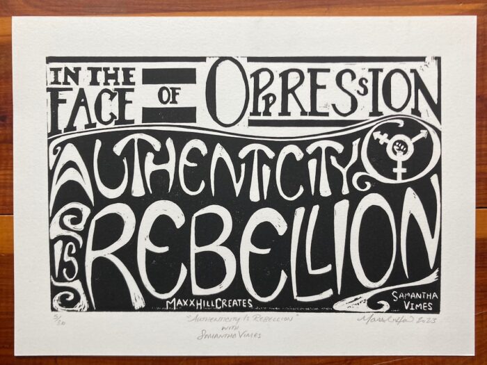 "Authenticity is Rebellion"